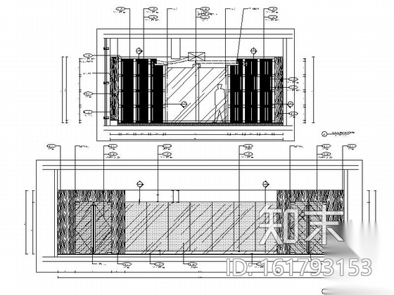 [上海]某办公楼总裁顶级会所室内装修施工图（含效果）施工图下载【ID:161793153】