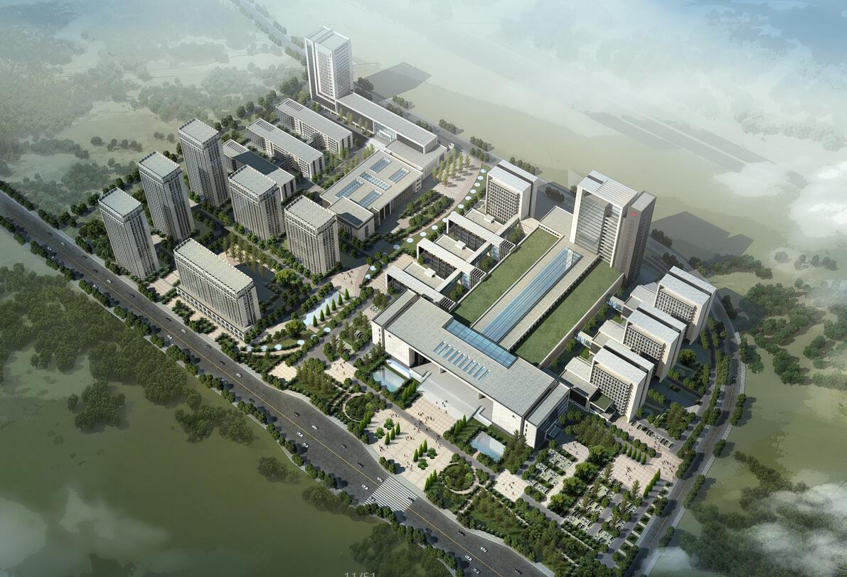 [重庆]某医科大学双福医院建筑方案文本设计JPG+SU（53页...cad施工图下载【ID:151582156】