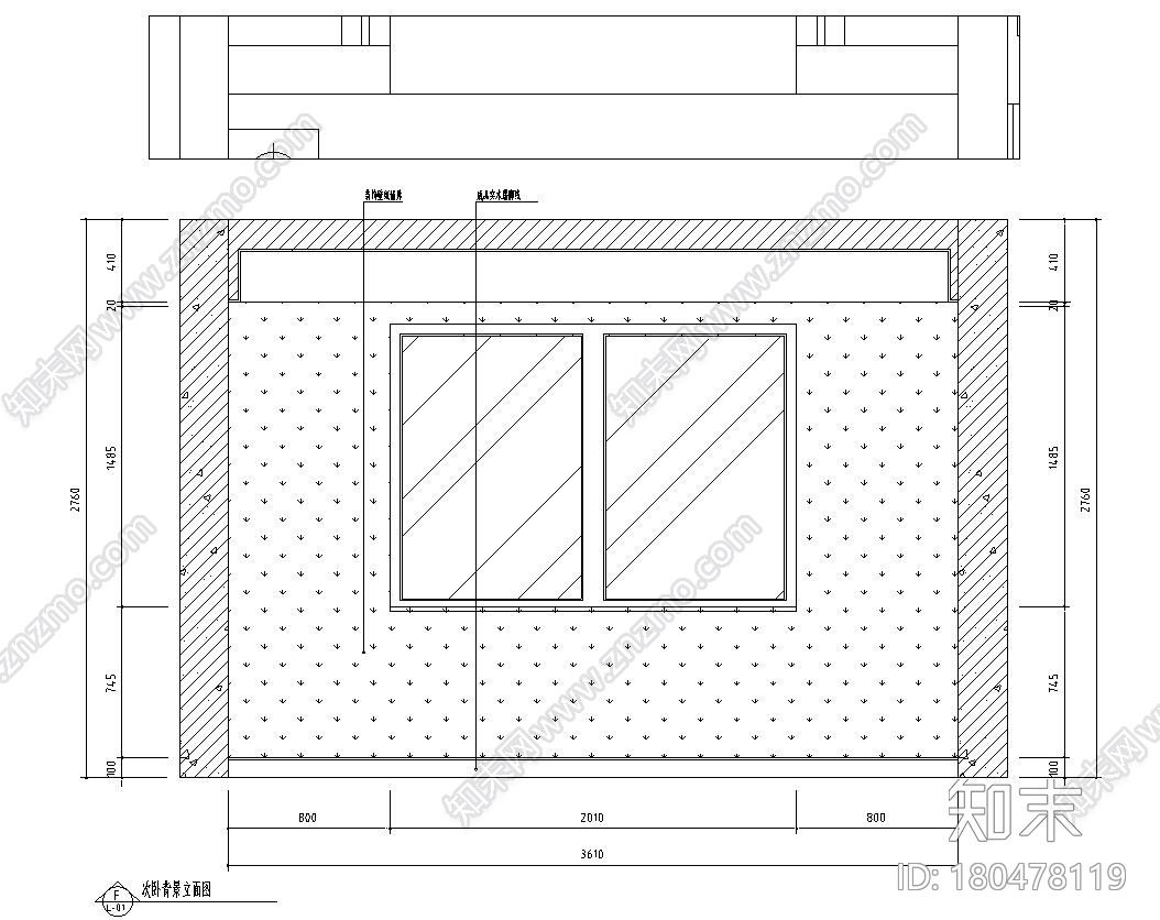 现代简约140㎡三室二厅二卫平层公寓施工图cad施工图下载【ID:180478119】