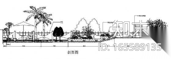 某独立式别墅景观设计施工图施工图下载【ID:165589135】