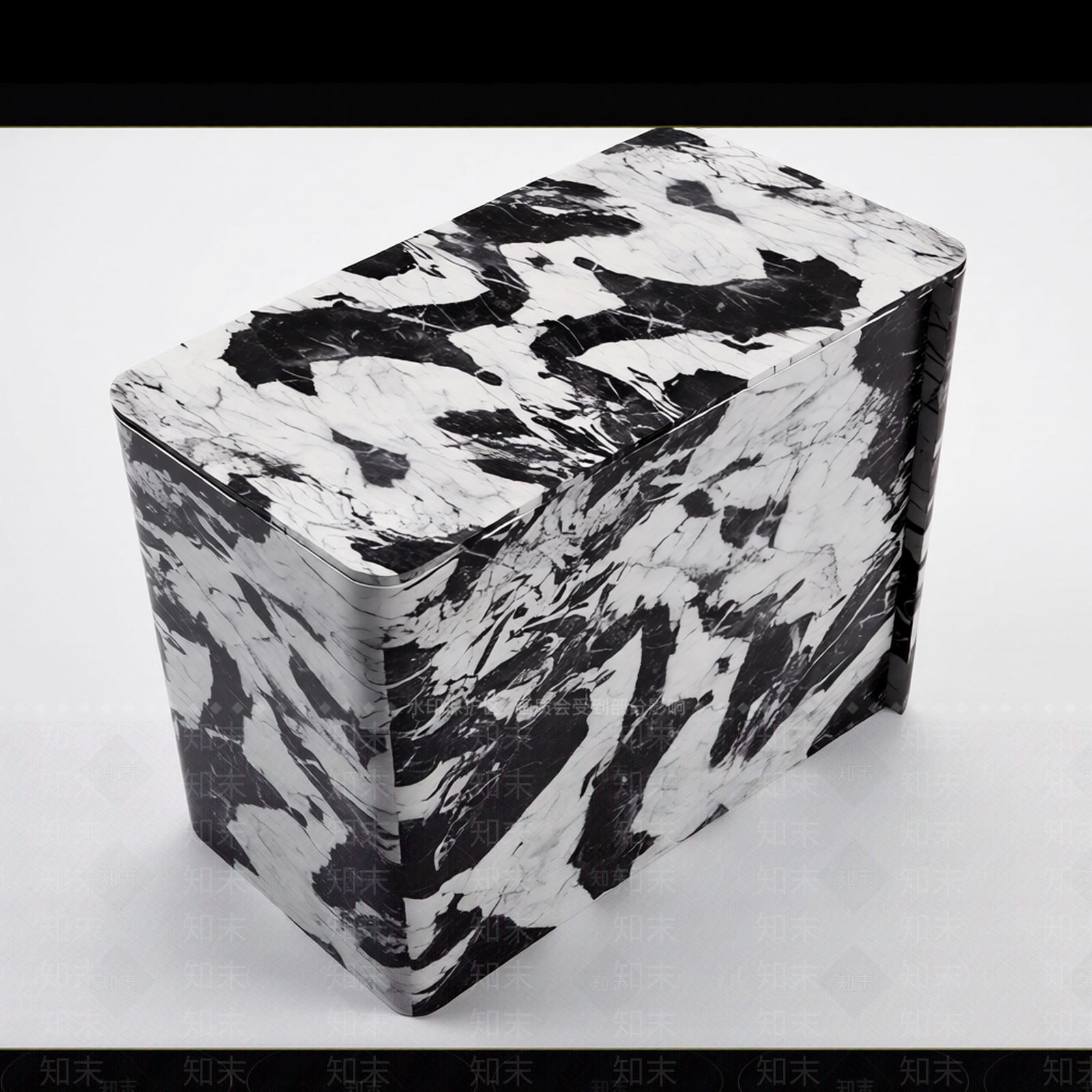 大理石纹边几3D模型下载【ID:1206199156】