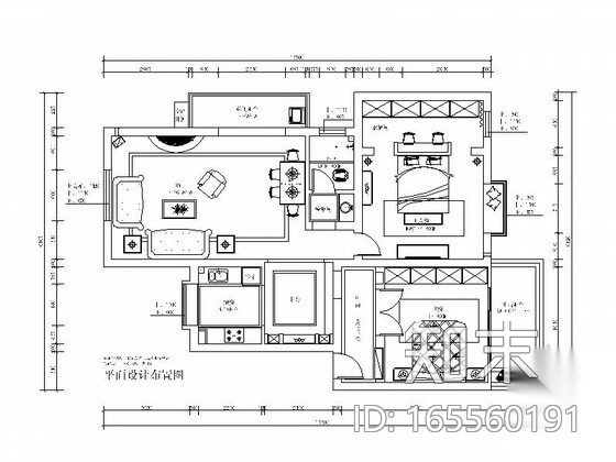 全套家装室内设计施工图cad施工图下载【ID:165560191】