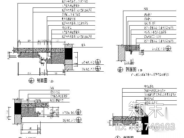 简欧双层别墅施工图cad施工图下载【ID:161740103】