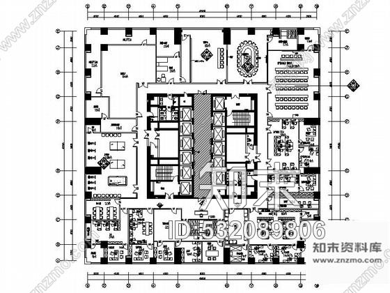 施工图昆山大型燃气运营专业化公司现代办公楼装修施工图含水暖电施工图下载【ID:532089806】