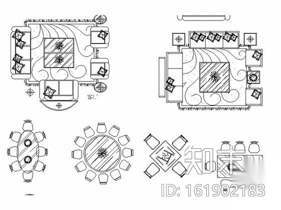 全套室内图块CAD图块下载cad施工图下载【ID:161902183】