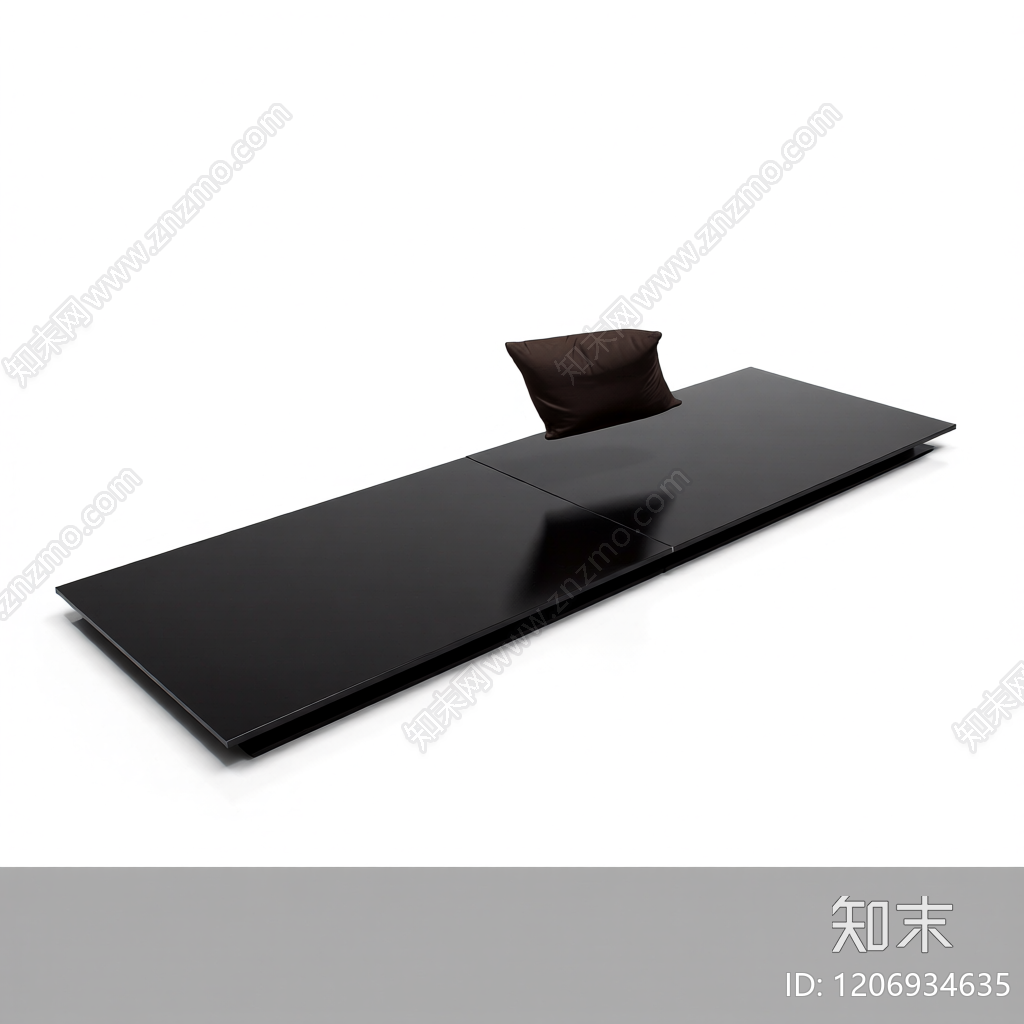 深色抱枕3D模型下载【ID:1206934635】