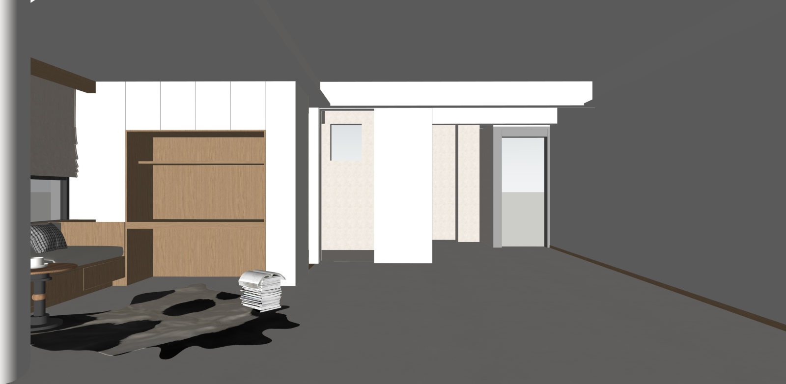 现代休息区SU模型下载【ID:1215937624】