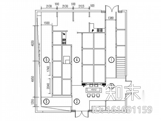 某瓷砖展厅瓷砖铺贴设计图cad施工图下载【ID:161691159】