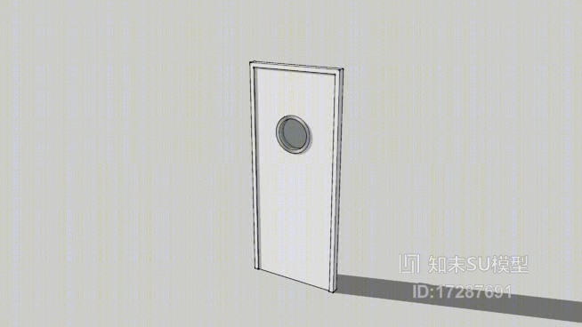 分流的储藏室的门SU模型下载【ID:17287691】
