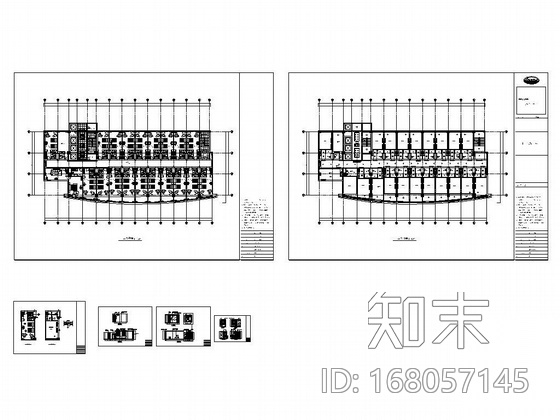 酒店标准层客房设计图施工图下载【ID:168057145】