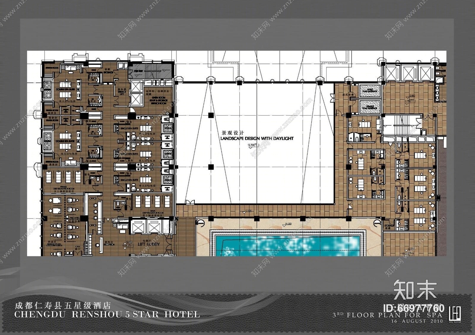 LEO--成都仁寿5星酒店(CAD施工图纸)cad施工图下载【ID:66977760】