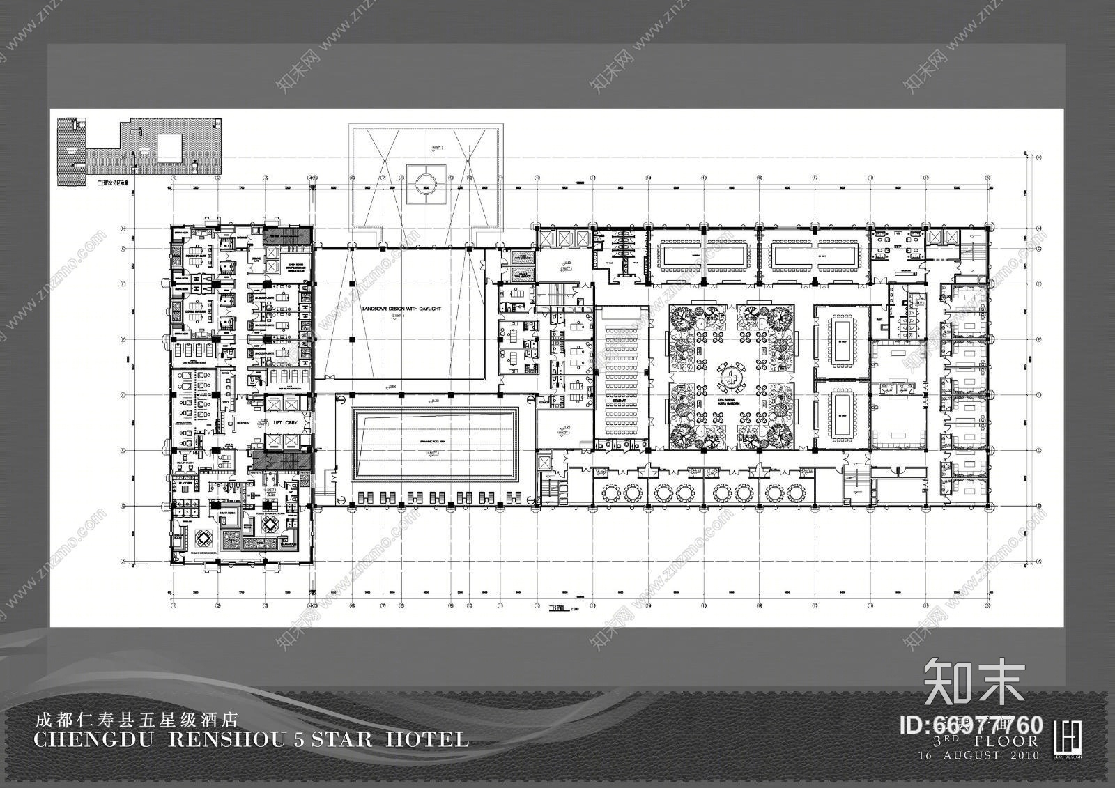 LEO--成都仁寿5星酒店(CAD施工图纸)cad施工图下载【ID:66977760】