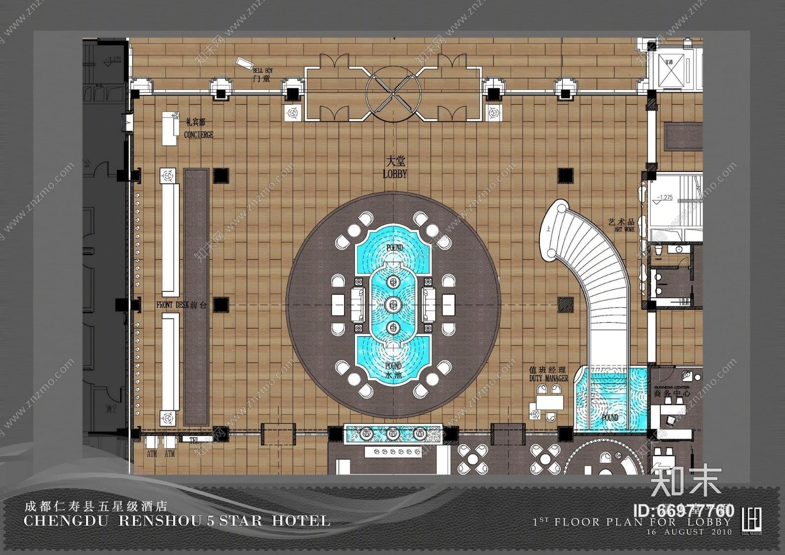 LEO--成都仁寿5星酒店(CAD施工图纸)cad施工图下载【ID:66977760】