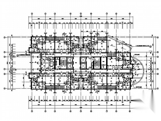 [深圳]某二十七层公寓建筑扩初图cad施工图下载【ID:166547106】