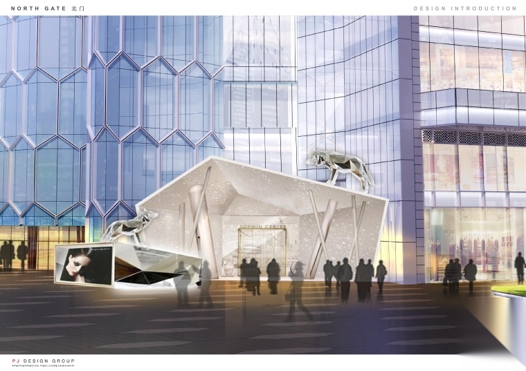 [北京]三里屯通盈中心-商业建筑一层_二层室内装饰施工cad施工图下载【ID:160704193】