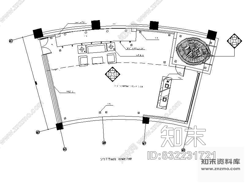 图块/节点接待厅详图cad施工图下载【ID:832231721】