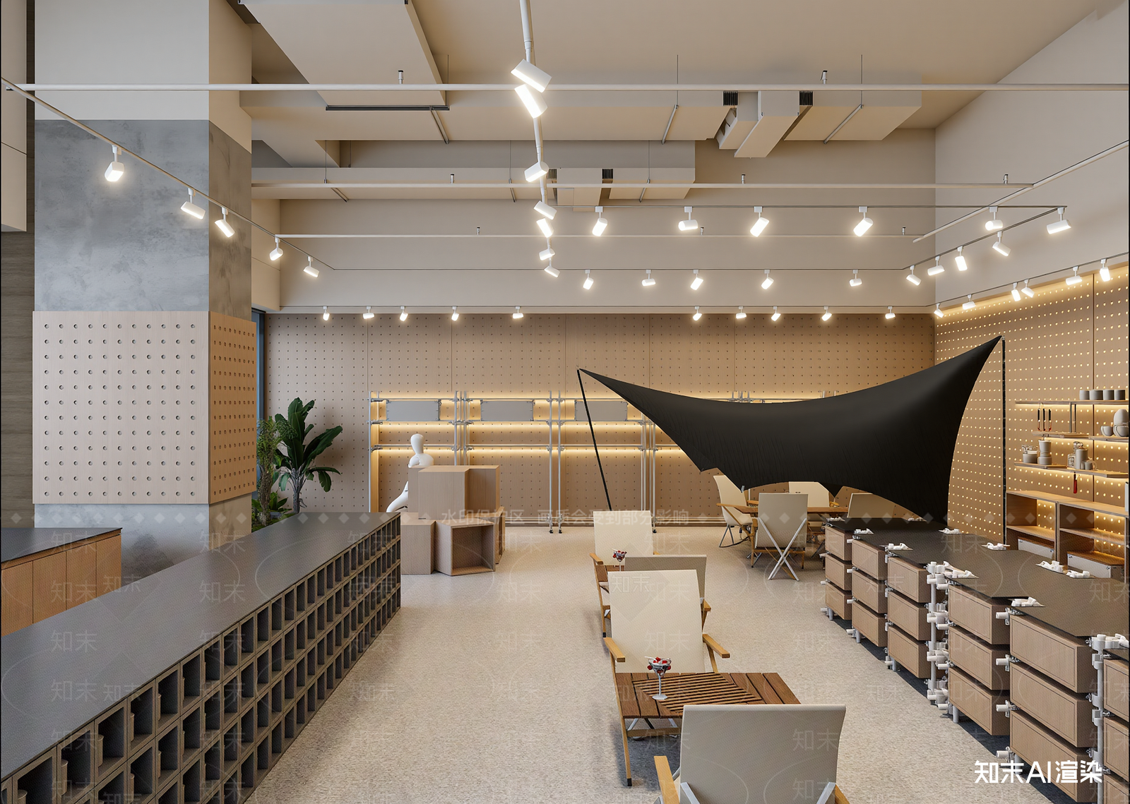 工业家具展厅3D模型下载【ID:1214705119】