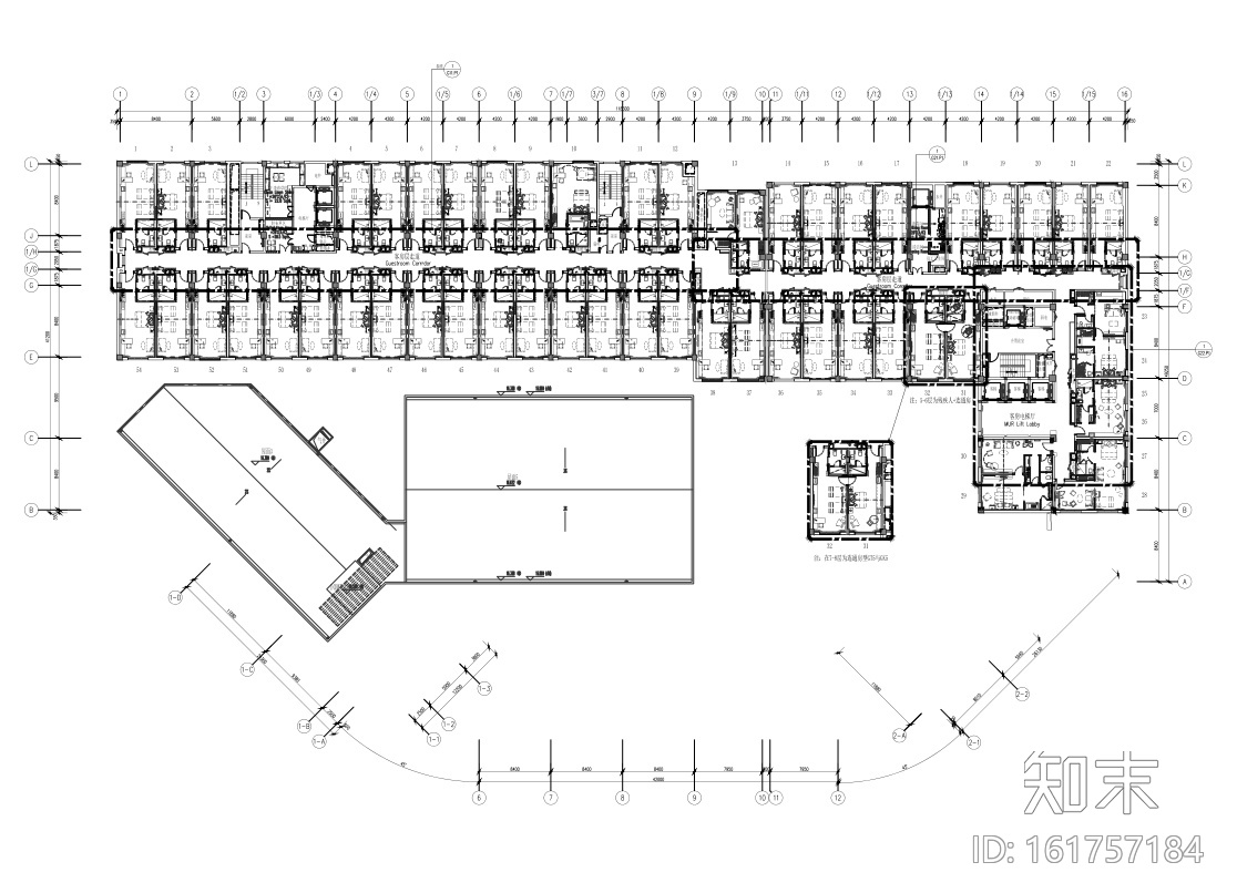 [浙江]SL+A-杭州空港假日酒店丨室内装修施工图+效果图+...cad施工图下载【ID:161757184】