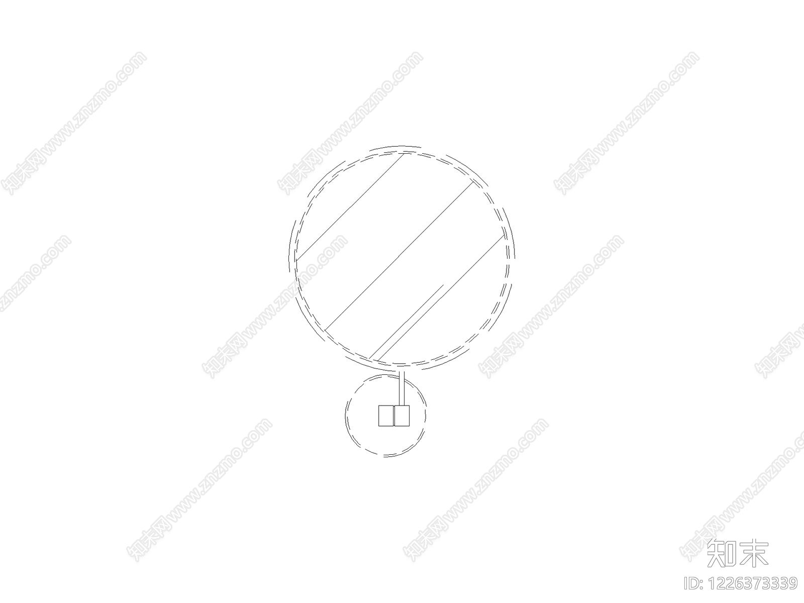 现代床CAD图纸