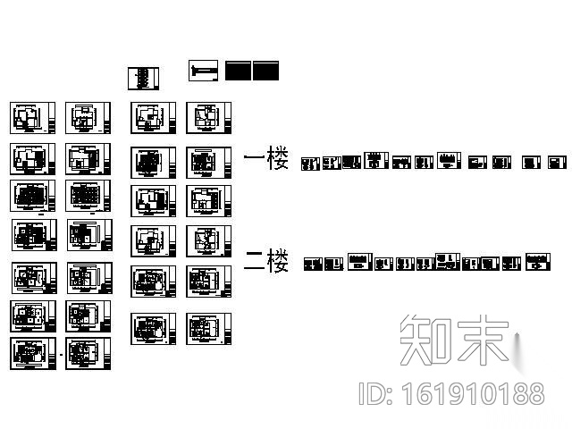 [广东]某双层别墅施工图施工图下载【ID:161910188】