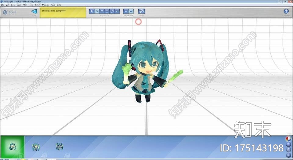 初音未来模型3d打印模型下载【ID:175143198】