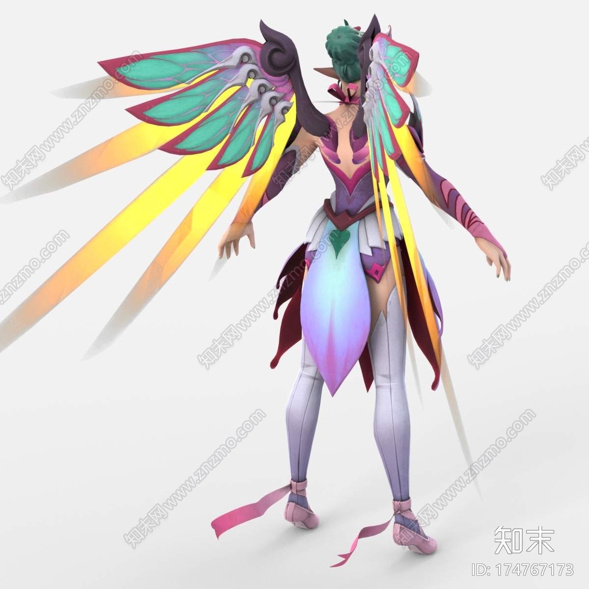 仁慈糖李子仙女从守望3DCG模型下载【ID:174767173】