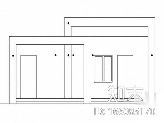 [三门县海游镇]某公共厕所建筑套图cad施工图下载【ID:166085170】