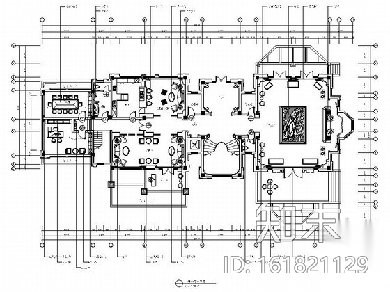 [江西]高端小区配套住宅多功能会所室内装修施工图施工图下载【ID:161821129】