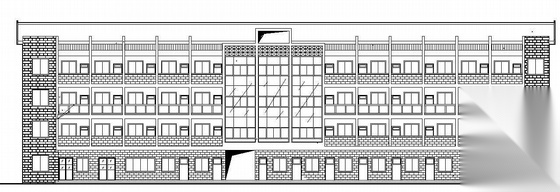 [金华市]某四层办公楼建筑结构水电施工图cad施工图下载【ID:167372191】