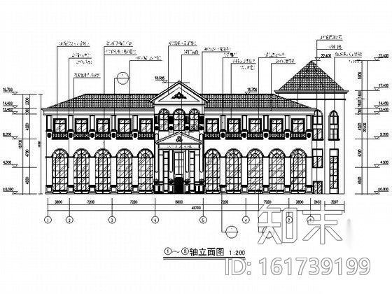 [四川]古典欧式售楼处室内装修图（含效果）cad施工图下载【ID:161739199】