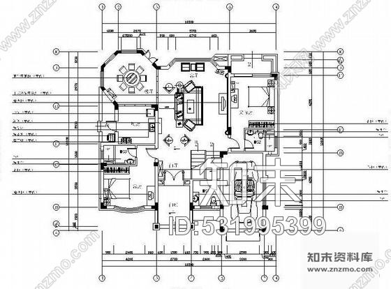 施工图三层中式风格别墅设计图cad施工图下载【ID:531995399】