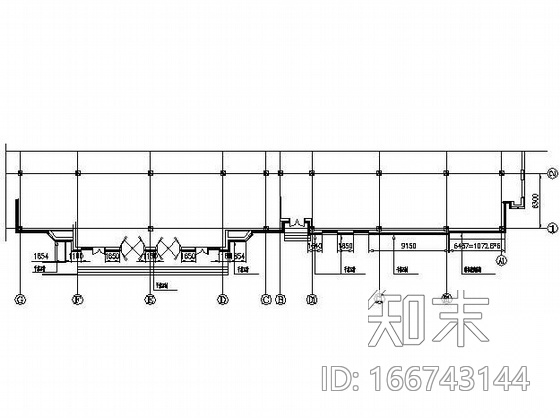 大连某大厦裙楼石材幕墙施工图施工图下载【ID:166743144】