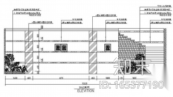 [云南]某现代风格洗脚城室内装修施工图cad施工图下载【ID:165377190】