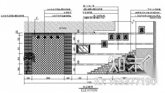 [云南]某现代风格洗脚城室内装修施工图cad施工图下载【ID:165377190】