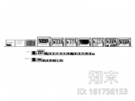 [黑龙江]某香港家具城装修图cad施工图下载【ID:161756153】