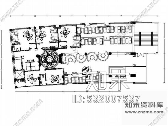 施工图四川某时尚咖啡厅室内装修施工图含效果施工图下载【ID:532007537】