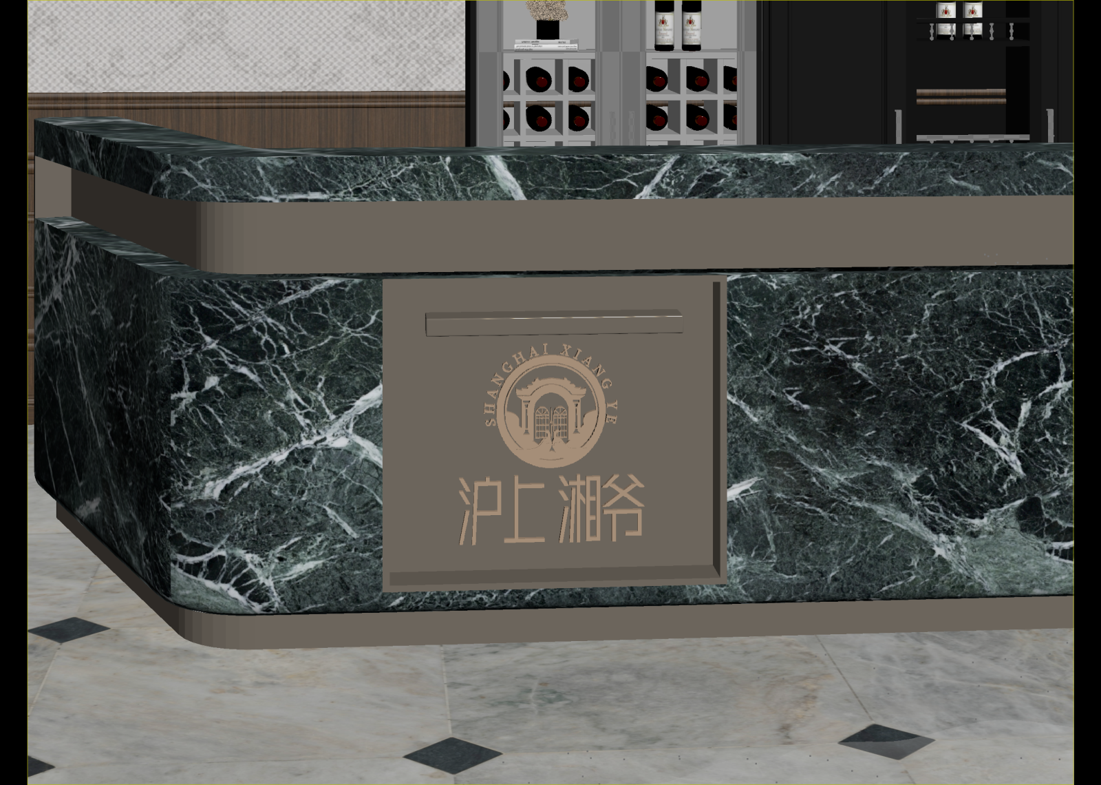 法式酒馆3D模型下载【ID:1214966678】