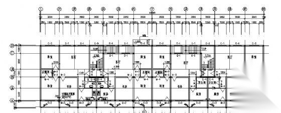 某六层住宅楼建筑结构施工图cad施工图下载【ID:150003173】