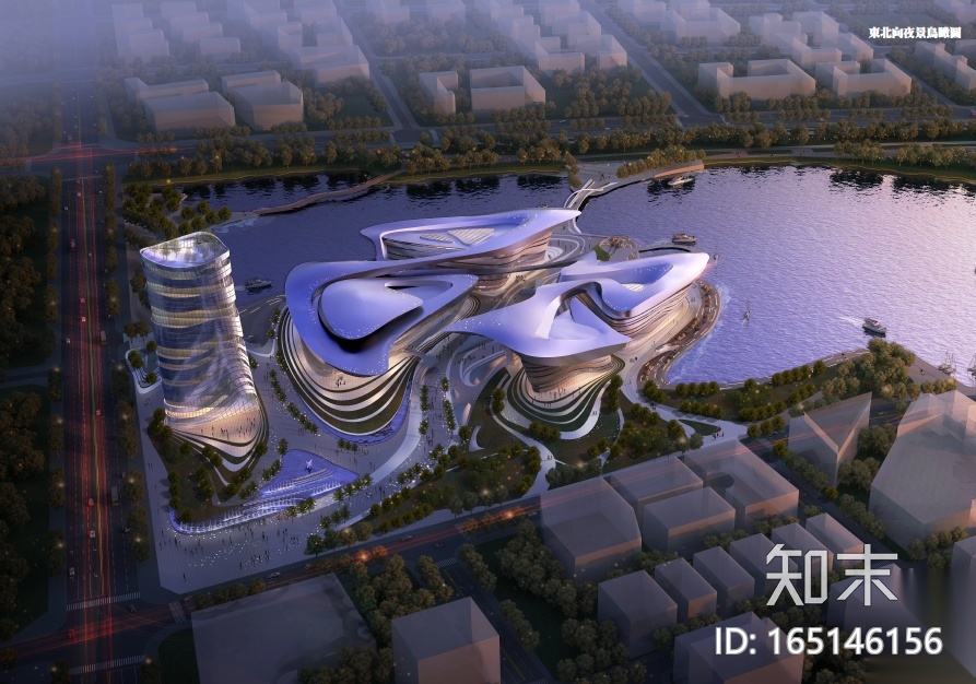 [江苏]镇江市四馆一中心建筑概念方案设计cad施工图下载【ID:165146156】