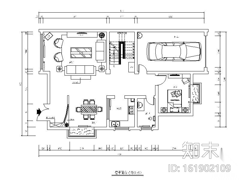 320㎡经典三层别墅样板房装修施工图（含效果）cad施工图下载【ID:161902109】