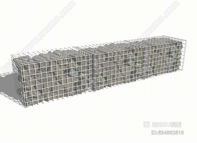 石笼SU模型下载【ID:634662616】