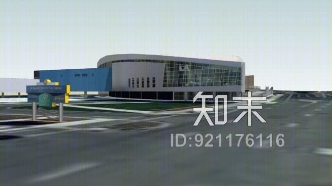 团体健康展览馆（斯波坎会议中心）SU模型下载【ID:921176116】