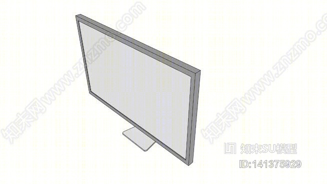 液晶显示器-30inSU模型下载【ID:141375929】