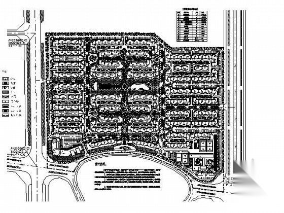 某17万平方米方形地块小区规划总平面施工图下载【ID:167233140】