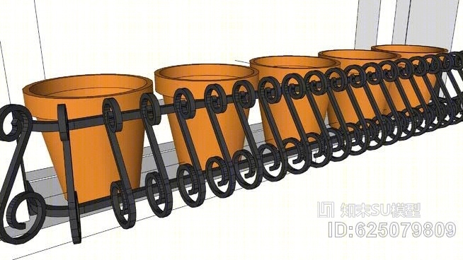 种植窗SU模型下载【ID:625079809】