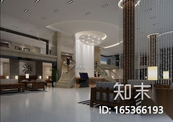 [福建]家具旗舰店中厅装修图（含效果）cad施工图下载【ID:165366193】
