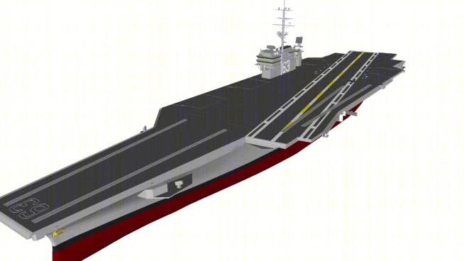 小鹰号舰艇（CVA—63）SU模型下载【ID:830158533】