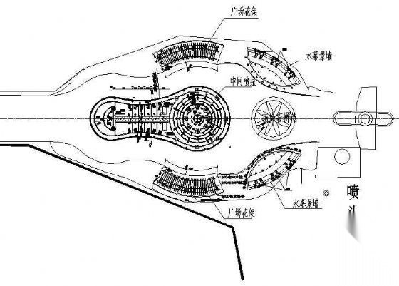 小区主入口广场园林施工图施工图下载【ID:161059143】