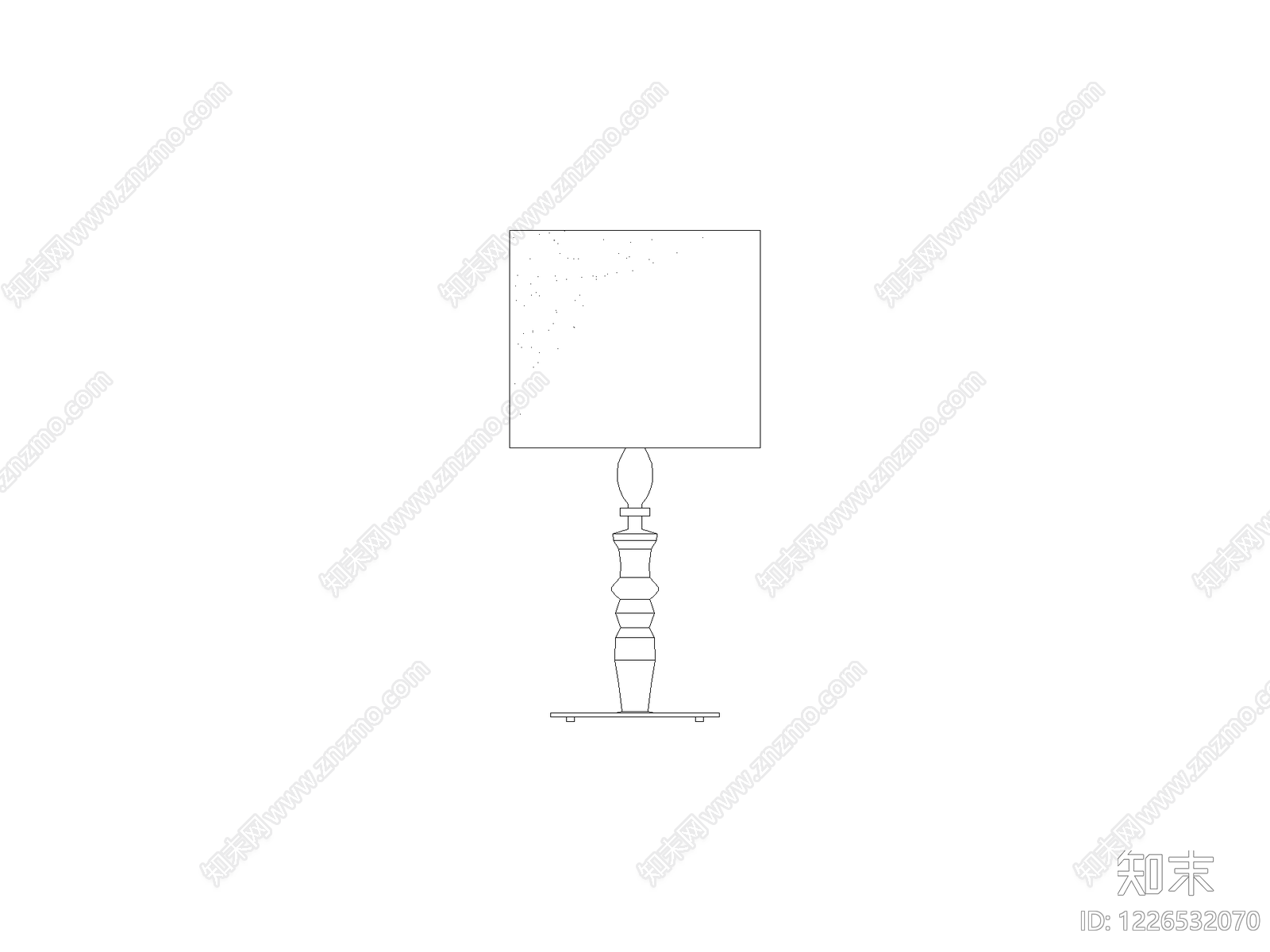 现代桌子CAD图纸