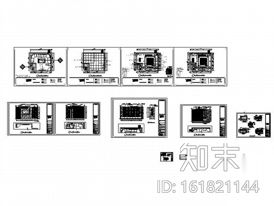 豪华KTV包厢室内装修图Ⅲcad施工图下载【ID:161821144】